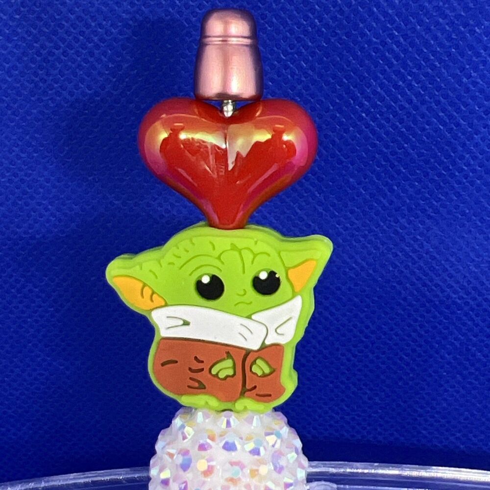 Grogu Baby Yoda Silicone Focal Beads DIY Crafts Beadable Pens Pcs 4 - Picture 3 of 3
